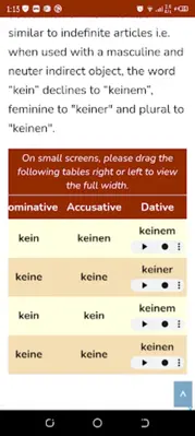 German A2 android App screenshot 3