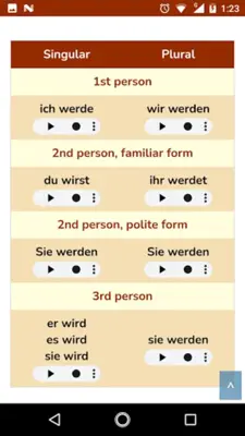 German A2 android App screenshot 5